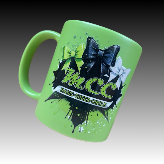 Tasse 330ml matt grün - MCC Design 3Bows